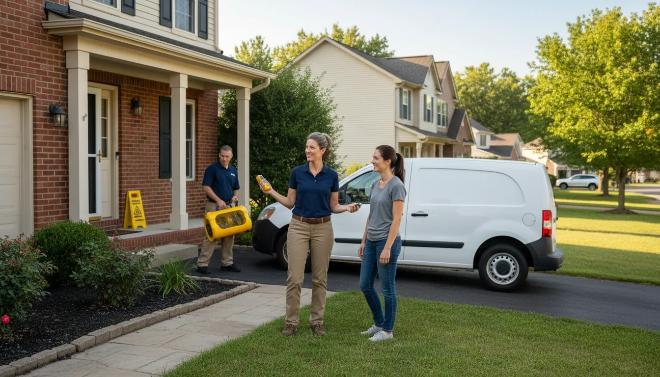 Residential water damage restoration in Langston, AL